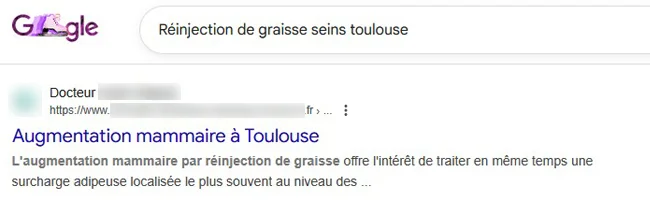 Requête 2 avec une meta description différente